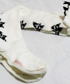 Angelic Pretty Black Bow Over Knee Socks