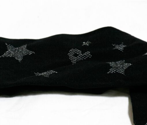 Angelic Pretty Dream Sky Black Over Knee Socks