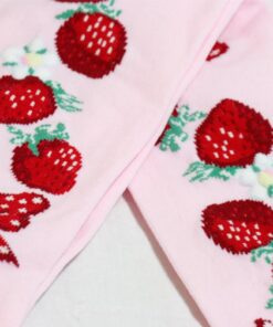 Angelic Pretty Milky Berry Pink Over Knee Socks