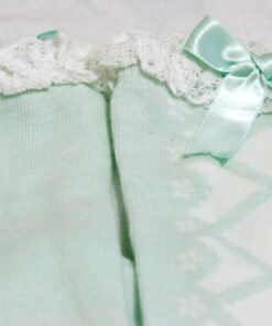 Angelic Pretty Mint Lace Topped Over Knee Socks