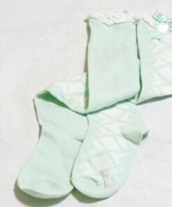 Angelic Pretty Mint Lace Topped Over Knee Socks