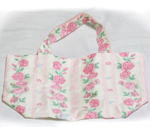 Angelic Pretty Rose and Lace Tote (White)