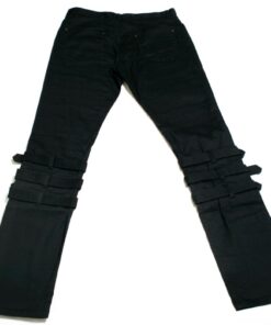 Black Peace Now Triple Strap Pants