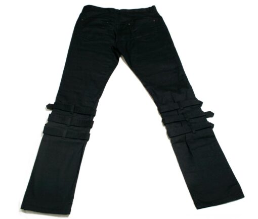 Black Peace Now Triple Strap Pants