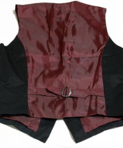 Black Peace Now for Men Black and Red Vest