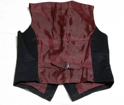 Black Peace Now for Men Black and Red Vest