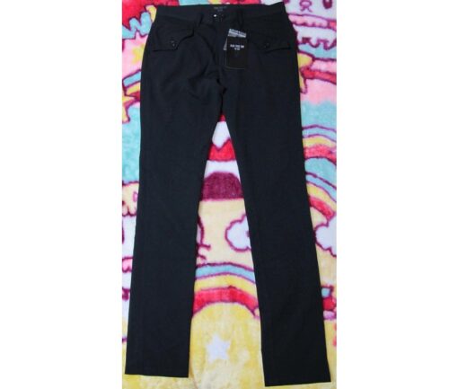 Black Peace Now for Men Flap Pocket Pants