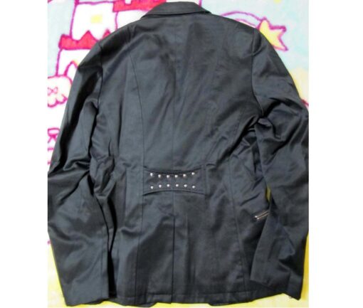 Black Peace Now for Men Studded Jacket