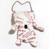 H. Naoto Frill Plush Cat Pouch