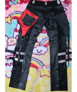 H. Naoto Sixh Red and Black Pants