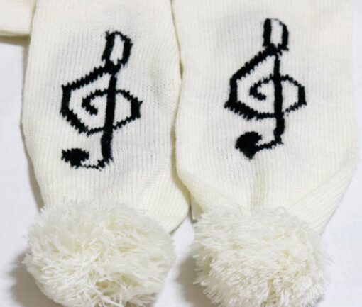 HeartE Treble Clef Scarf