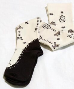 Innocent World Forest Print Over Knee Socks