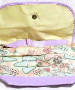 Swimmer Hairclip Print Vinyl Purse