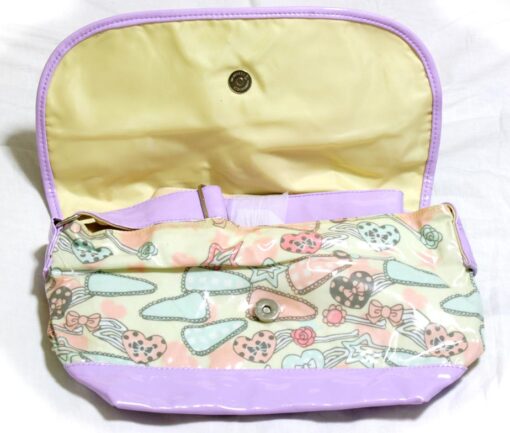 Swimmer Hairclip Print Vinyl Purse