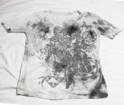 H Naoto Sixh Triple Print T-Shirt