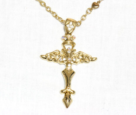 Metamorphose Cross Pendant Necklace