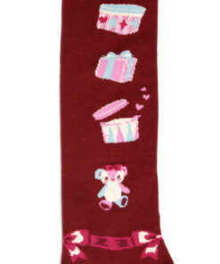 BtSSB Wine Hatbox Over Knee Socks
