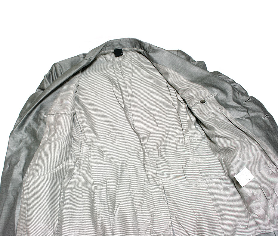 Gadget Grow Silver Gathered Sleeves Jacket