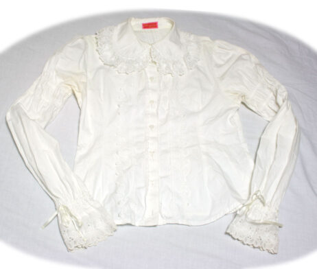 BtSSB Off White Detachable Sleeve  Blouse