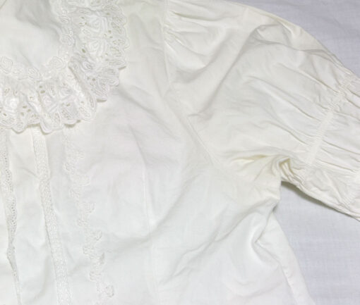 BtSSB Off White Detachable Sleeve  Blouse