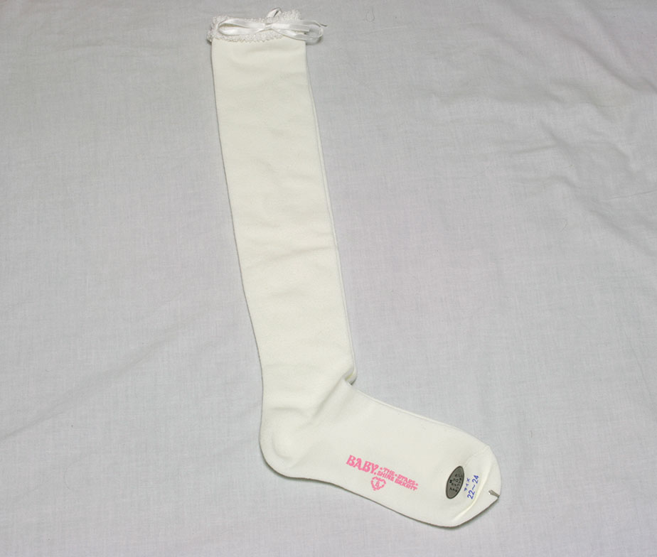 BtSSB Lace Topped White Socks
