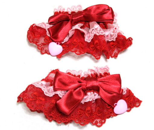 Angelic Pretty Red and Pink Wrist Cuffs