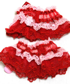 Angelic Pretty Red and Pink Wrist Cuffs