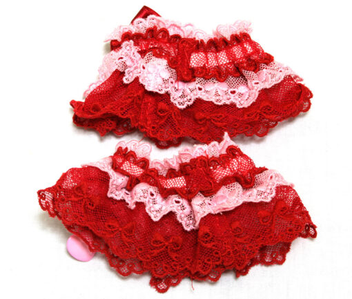 Angelic Pretty Red and Pink Wrist Cuffs