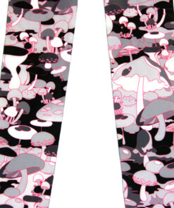 Mint Neko Mushroom Print Tights