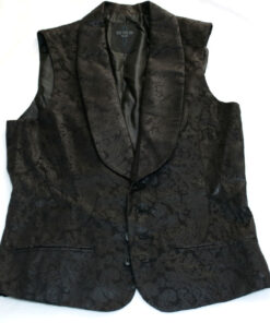 Black Peace Now Paisley Vest