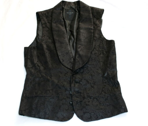 Black Peace Now Paisley Vest