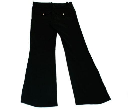 Black Peace Now Zipper Chain Pants