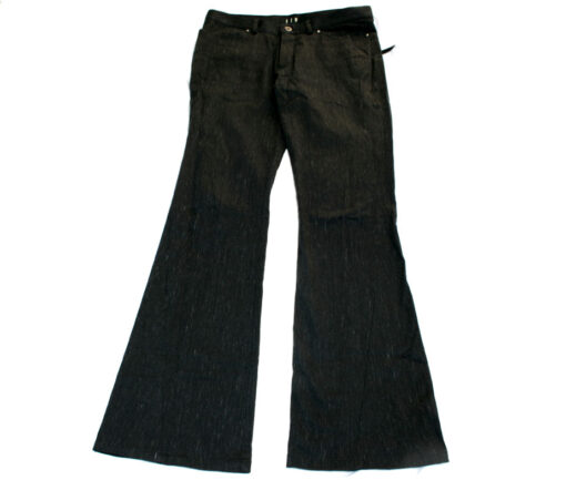 Black Peace Now Rain Pattern Pants