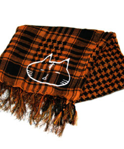 Sixh. Mint Orange Neko Scarf