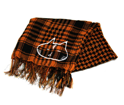 Sixh. Mint Orange Neko Scarf