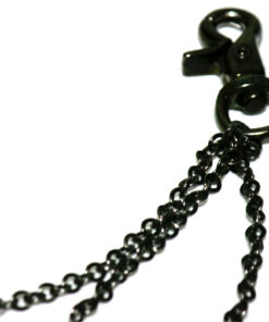 Black Peace Now Draped Wallet Chain