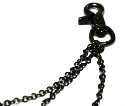 Black Peace Now Draped Wallet Chain