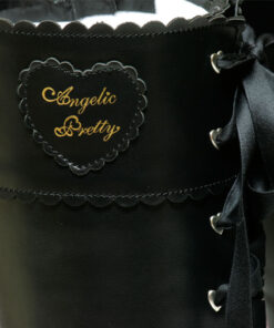 Angelic Pretty Knee High Boots (Black)