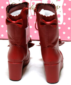 Angelic Pretty Calf Length Boots (Red)