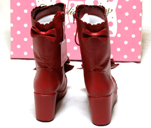 Angelic Pretty Calf Length Boots (Red)