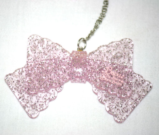 BtSSB Glitter Bow Necklace