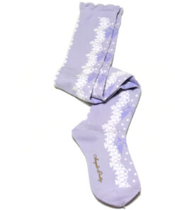 Angelic Pretty Laveder Bow OTK Socks