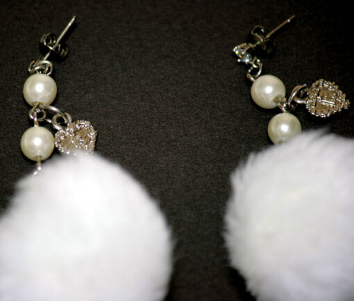 BtSSB Pom Pom Earrings