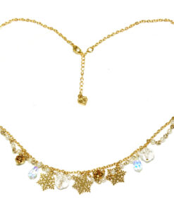 BtSSB Snow Crystal Necklace (Gold)