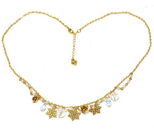 BtSSB Snow Crystal Necklace (Gold)
