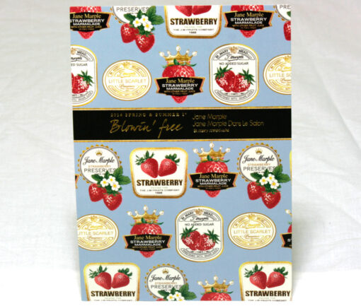 Jane Marple Strawberry Jam Label Oversize Postcard