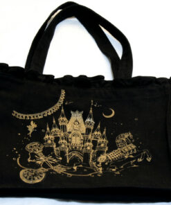 Angelic Pretty Black Gold Tote