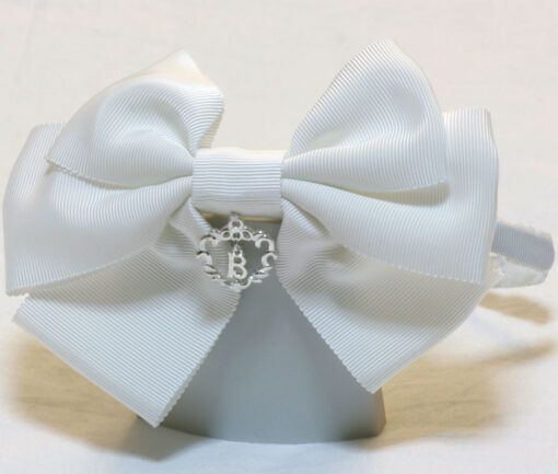 BtSSB White Logo Charm Headbow