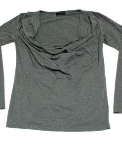 Black Peace Now Drape Collar Cutsew