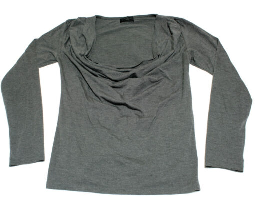 Black Peace Now Drape Collar Cutsew